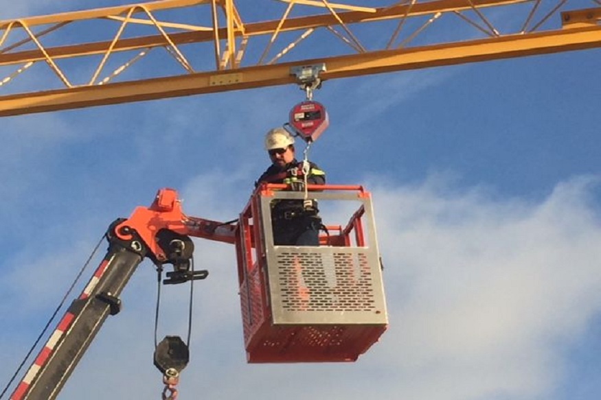crane man basket